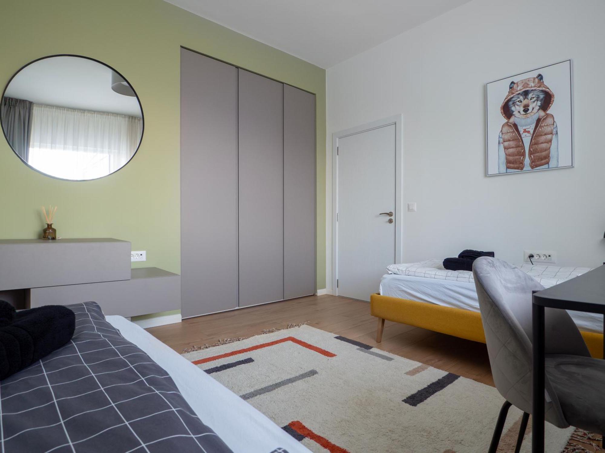 Central Apartment Parking Two Bedrooms Sky Terrace Sofia Extérieur photo